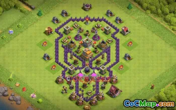 Town Hall 7 Farming Base – Clash of Clans Strategy & Link #50596