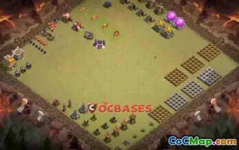 Town Hall 7 Fun Base - Anti-Giant & Compact Clans Design #22816