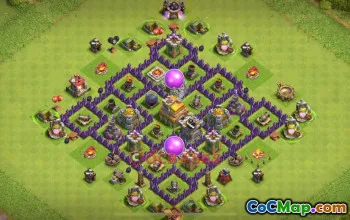 Town Hall 7 Hybrid Base for Clash of Clans - Try It Now! #18974