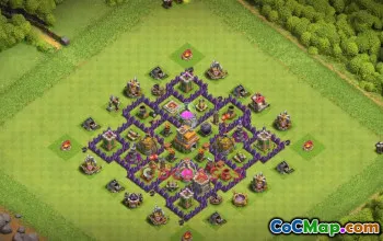 Town Hall 7 Progress Base for Clash of Clans - Copy Now! #19124