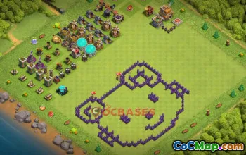 Town Hall 7 Progress Base for Clash of Clans: Fun Strategies! #21136