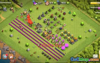 Town Hall 7 Progress Base Guide - Clash of Clans #18900