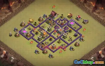 Town Hall 7 War Base – Clash of Clans Defense & Strategy #50598