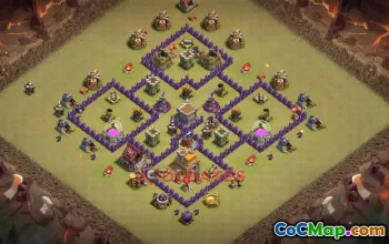 Town Hall 7 War Base — Clash of Clans Strategies & Link #50603