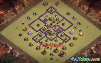 Town Hall 7 War Base | Clash of Clans War Layouts & Links #50600