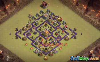 Town Hall 7 War Base | Clash of Clans War Strategies - base link #50568