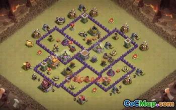 Town Hall 7 War Base | Clash of Clans War Strategies & Links #50588