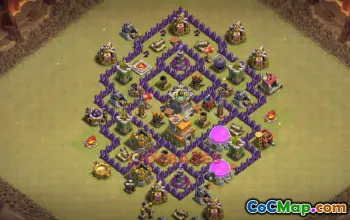 Town Hall 7 War Base Guide: Anti 2 Stars & Air Defense #21520
