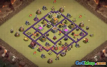 Town Hall 7 War Base Link | Clash of Clans War Defense #50605