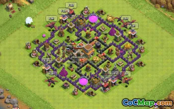 Town Hall 8 Base Layouts | CoC Maps, War & Trophy Bases #15756