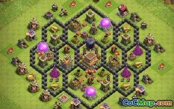 Town Hall 8 Baslayouter för COC: Hybrid, jordbruk och mer #15831