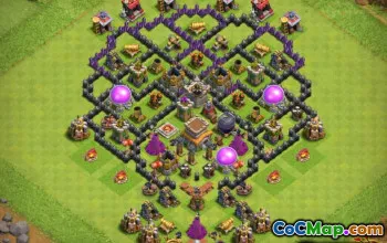 Town Hall 8 CoC Base Layouts: Jordbruk och trofékartor #13995