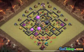 Town Hall 8 CWL Base | Clash of Clans CWL Base Links #48887