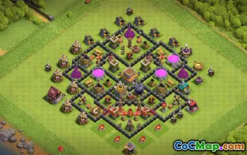 Town Hall 8 Farming Base - Clash of Clans | Copy Link #50541