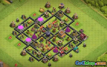 Town Hall 8 Farming Base - Clash of Clans | Copy Link #50561