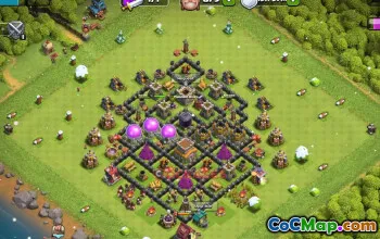 Town Hall 8 Farming Base | Clash of Clans | Max Resources #50533