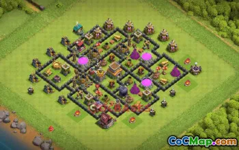 Town Hall 8 Farming Base | Clash of Clans Strategies #48896