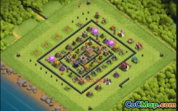Town Hall 8 Farming Base | Clash of Clans Strategy & Layout #50393