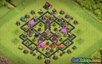 Town Hall 8 Farming Base | Clash of Clans Strategy & Layouts #50558