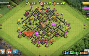 Town Hall 8 Farming Base with Copy Link #55761