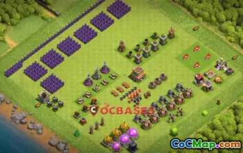 Town Hall 8 Progress Base: Anti-3 Stars & Compact Design #22847