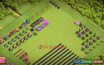 Town Hall 8 Progress Base Guide | Clash of Clans #18865