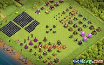 Town Hall 8 Progress Base Layout | Clash of Clans Guide #24236