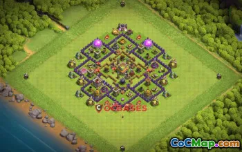 Town Hall 8 Trophy Base - Clash of Clans | 6th Upload! #22052