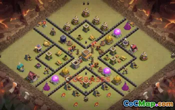 Town Hall 8 War Base Link | Clash of Clans War Defense #50501