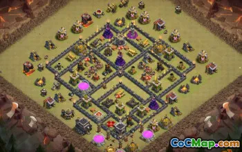 Town Hall 9 Base Layouts for CoC - Links & Maps #14560
