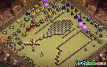 Rathaus 9 Clash of Clans Base Layouts & Maps #14682