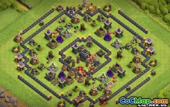 Town Hall 9 CoC Base Layouts: Farming & Trophy Maps #12883