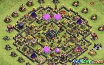 Town Hall 9 CoC Base Layouts: Farming & Trophy Maps #15846