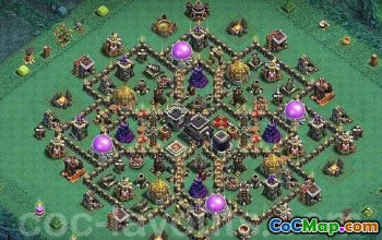 Town Hall 9 CoC Base Layouts: Farming & Trophy Maps #16692