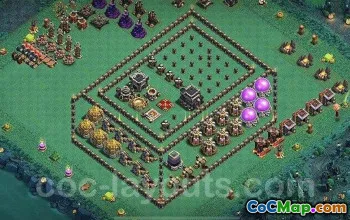 Town Hall 9 CoC Base Layouts: Funny & Progress Maps #16927