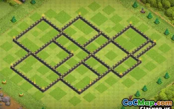 Town Hall 9 COC ბაზის განლაგება: მთავარი, ომის და ტროფის რუქები #11969