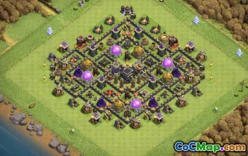 Town Hall 9 CoC Base Layouts: Maps for Farming & Trophies #17573