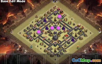 Town Hall 9 CoC Base Layouts: War, Trophy & Home Maps #16159