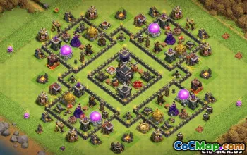 Town Hall 9 COC Base Layouts: War ، Trophy & Home Village #14632
