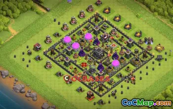 Town Hall 9 Farming Base: Anti-3★ Copy Link | Clash of Clans #22057