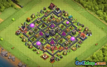 Town Hall 9 Farming Base | Clash of Clans Farm Base Link #48870
