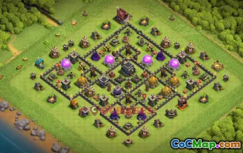 Town Hall 9 Farming Base | Clash of Clans Guide & Base Link #50996