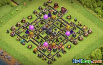 Town Hall 9 Farming Base - Clash of Clans Guide & Link #50974