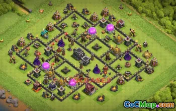 Town Hall 9 Farming Base | Clash of Clans Guide & Strategies #50379