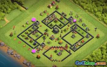 Town Hall 9 Farming Base | Clash of Clans My Cool Base #48874