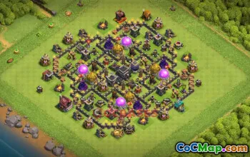 Town Hall 9 Farming Base | Clash of Clans Strategies (Copy Link) #50990