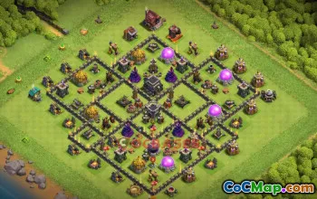 Town Hall 9 Farming Base | Clash of Clans Strategies & Links #50983