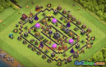 Town Hall 9 Farming Base - Clash of Clans Strategies & Tips #50380