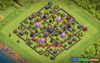 Town Hall 9 Farming Base | Clash of Clans Strategy Guide #50995
