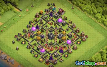 Town Hall 9 Farming Base – Clash of Clans Strategy Guide | Copy Base Link #50977